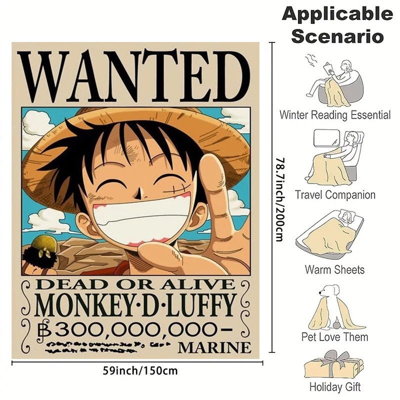 One Piece Blanket Summer Quilt Office Nap Blanket Animation Flannel Blanket Secondary Dormitory Air-Conditioning Blanket - Image 5